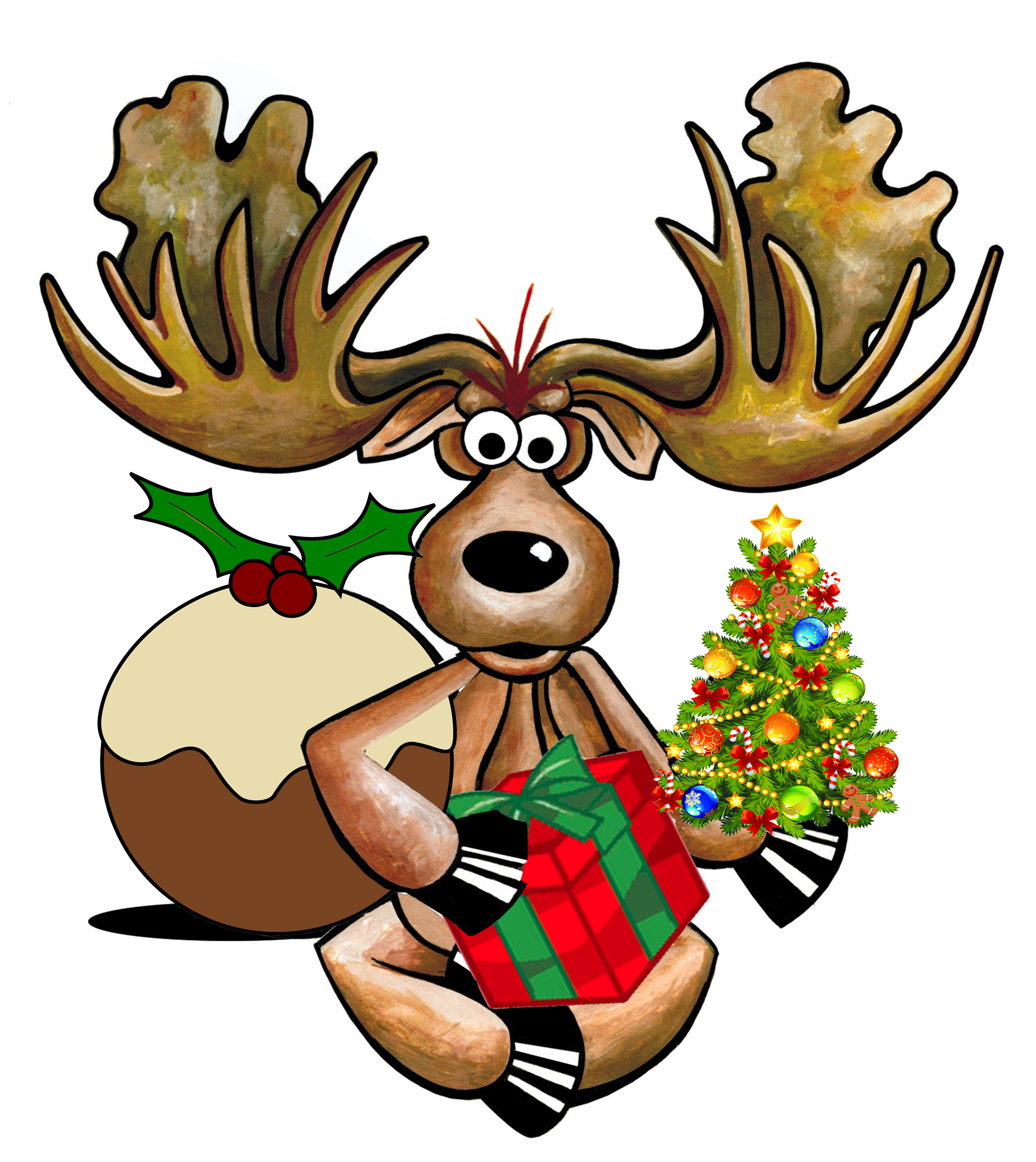 Christmas Moose Logo